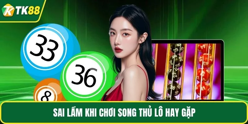 Sai lầm khi chơi song thủ lô hay gặp Sai lầm khi chơi song thủ lô hay gặp