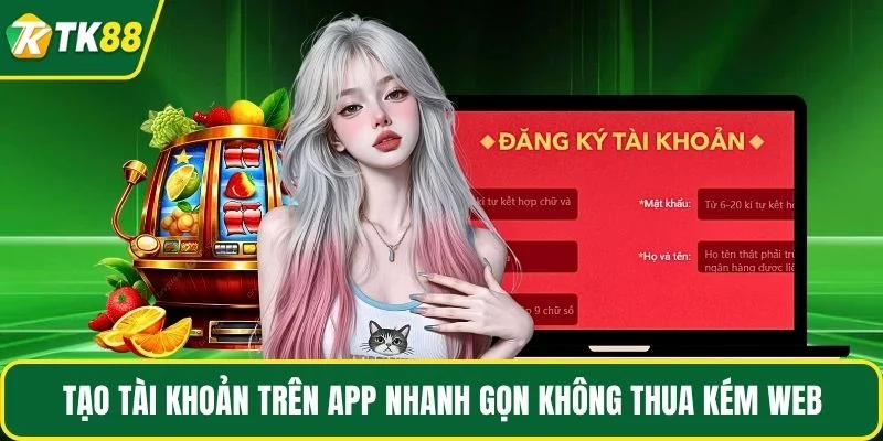 Tạo tài khoản trên app nhanh gọn không thua kém web Tạo tài khoản trên app nhanh gọn không thua kém web