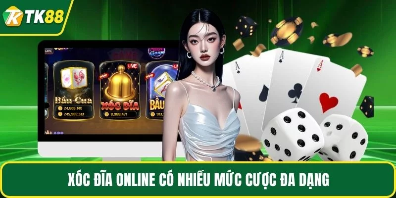 Xóc đĩa online có nhiều mức cược đa dạng Xóc đĩa online có nhiều mức cược đa dạng
